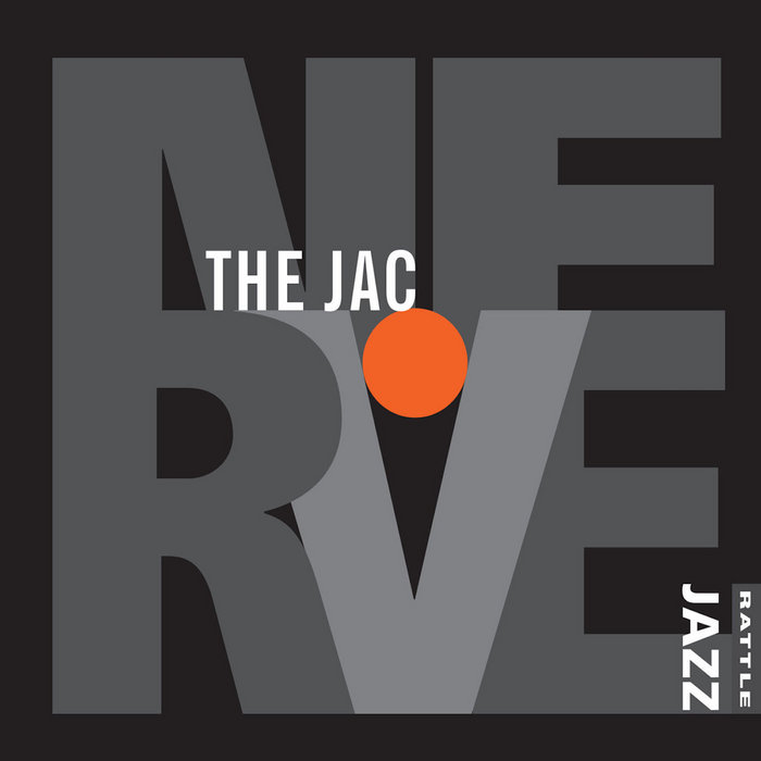 Nerve album cover: NERVE in huge block letters and a centered orange dot.